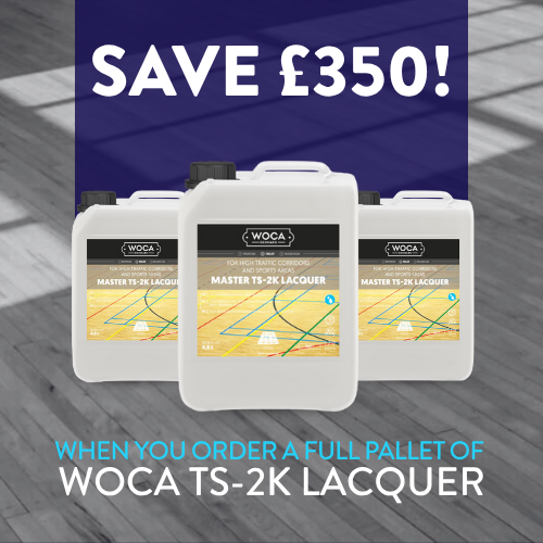 Save Â£350 on WOCA TS-2K Lacquer!