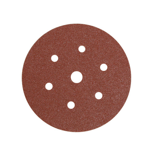 Mirka 150mm Aluminium Oxide 6 Hole Discs - 100 Grit