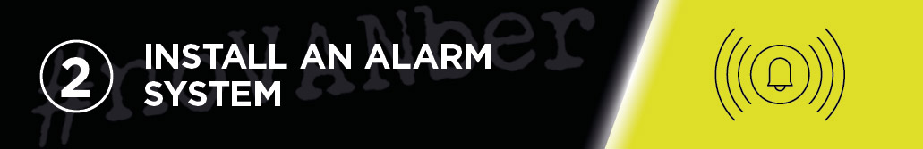 Havwoods Accessories top tips on preventing van theft - install an alarm system.