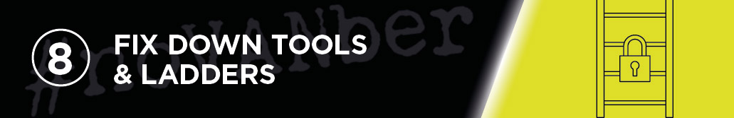 Havwoods Accessories top tips on preventing van theft - fix down tools & ladders.