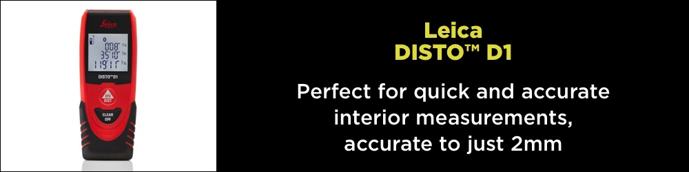 Lecia DISTO Da is the perfect tool for quick and accurate interior measurements.